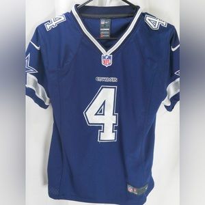 Nike NFL On Field Dalias Cowboys Football Jersey Youth M Dak Prescott #4 Sewn